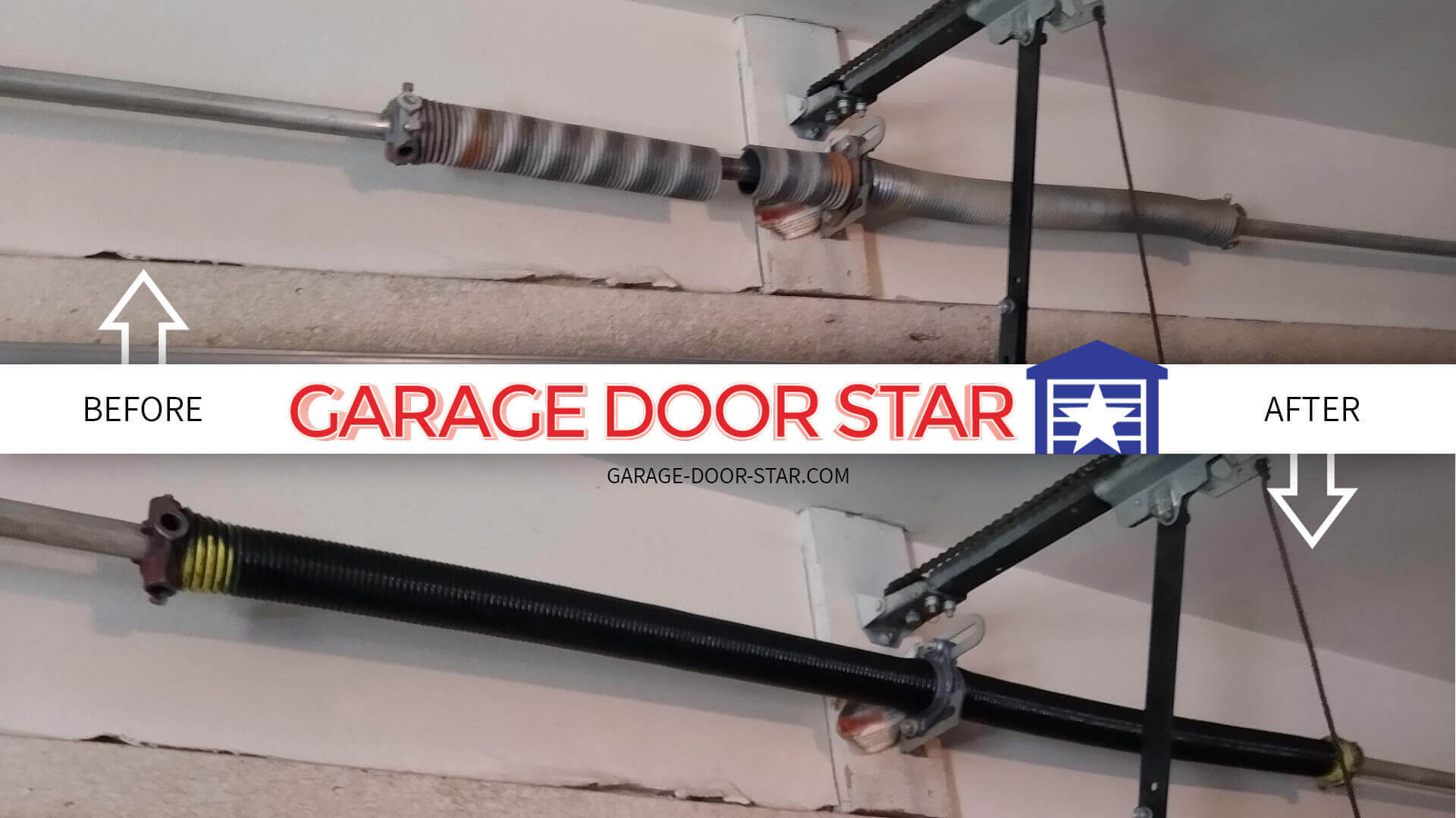 Garage Door Spring Replacement and Repair - Garage Door Star