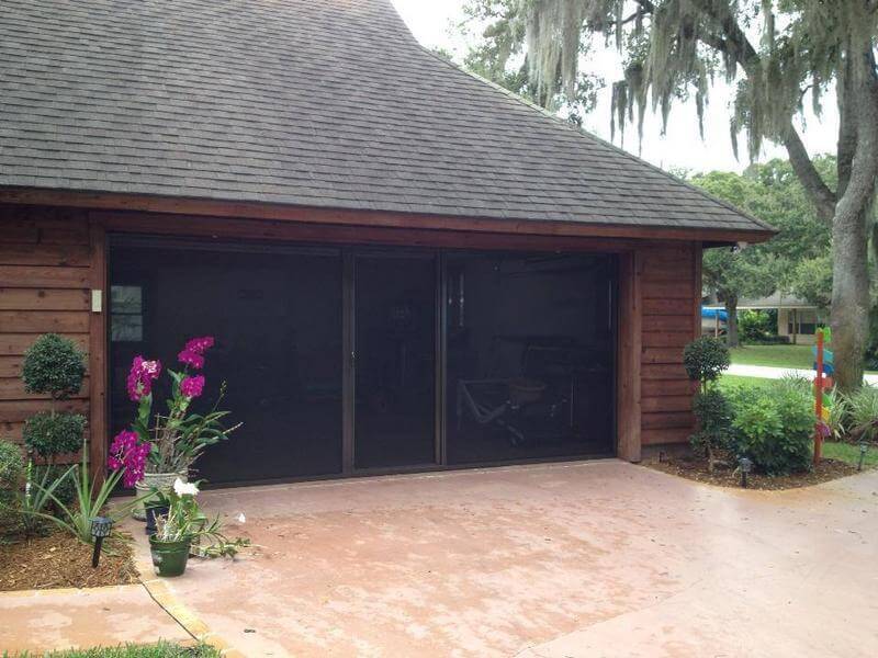 Garage Door Screen Installation